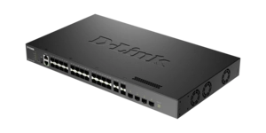 Switch réseau manageable niveau 3 28 ports – vue 3