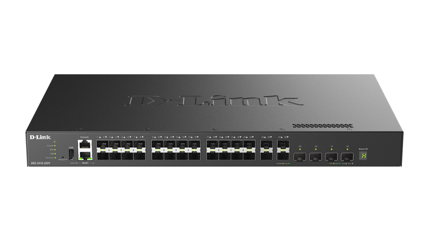 Switch réseau manageable niveau 3 28 ports