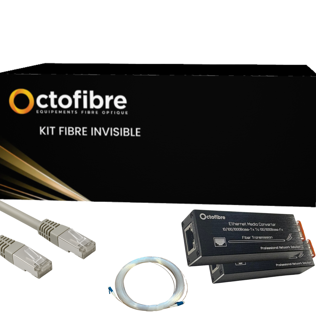 Kit Octofibre Collegamento Gigabit Invisibile