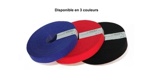 ATTACHE CÂBLE AUTO AGGRIPANT NOIR ROULEAU DE 10M SCRATCH – vue 3