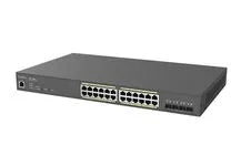 SWITCH CLOUD MANAGED 24xPOE+4SFP L2 PORTS GIGA RACKABLE BUDGET POE 240W – vue 3