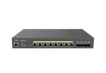 SWITCH CLOUD MANAGED 8xPOE 2,5GbE 4x10Gb SFP+ L2 RACKABLE BUDGET POE 240W – vue 2