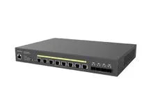 SWITCH CLOUD MANAGED 8xPOE 10GbE 4x10Gb SFP+ L2 RACKABLE BUDGET POE 420W – vue 3