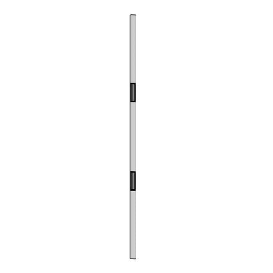 Serrure connectée tube em V 2X600 24/48V DC ch