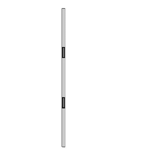 Serrure connectée tube em V 2X600 12/24V DC ch