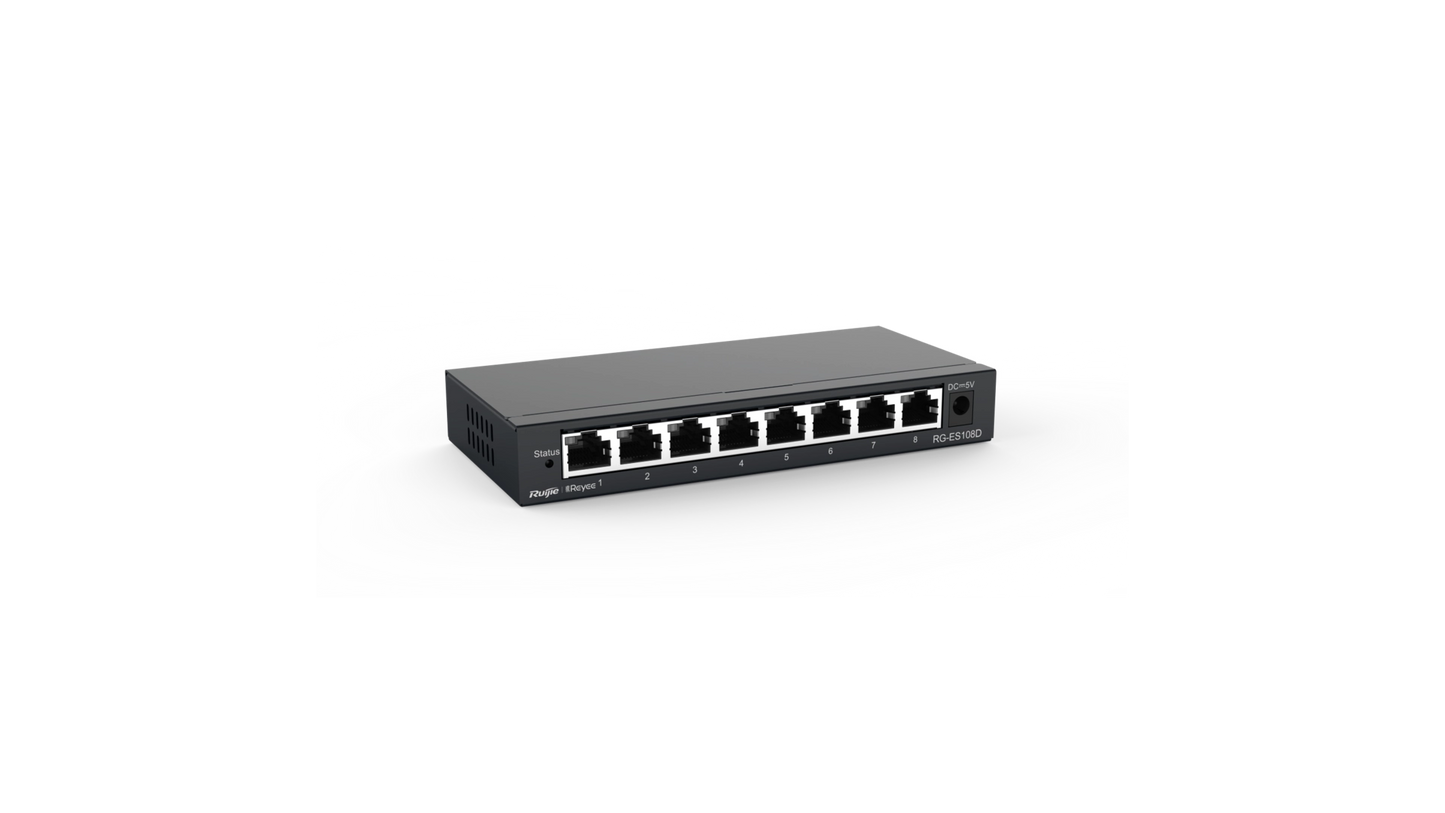 Switch Reyee ES108D 8 ports