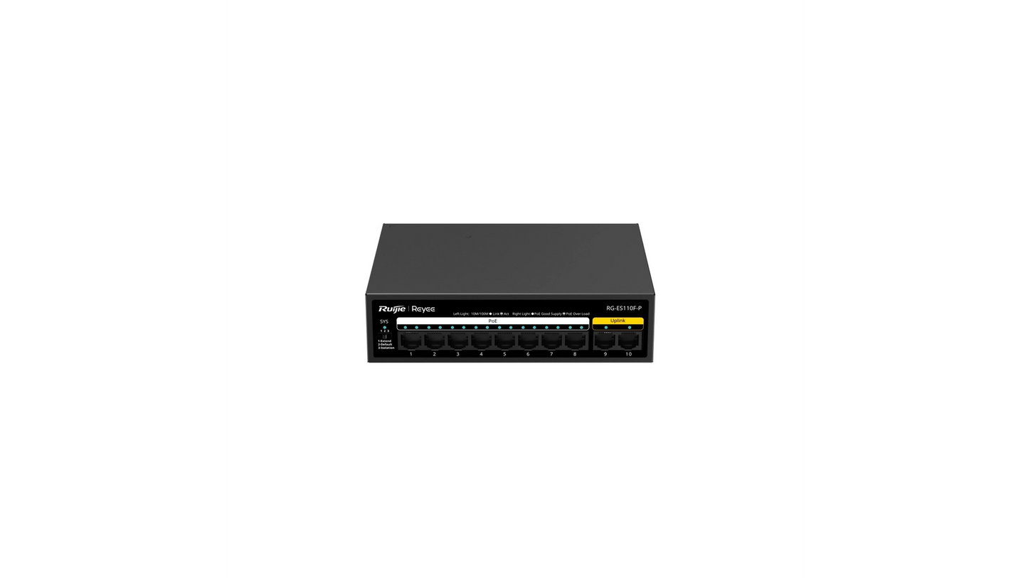 Switch Reyee ES110F-P 8 ports PoE