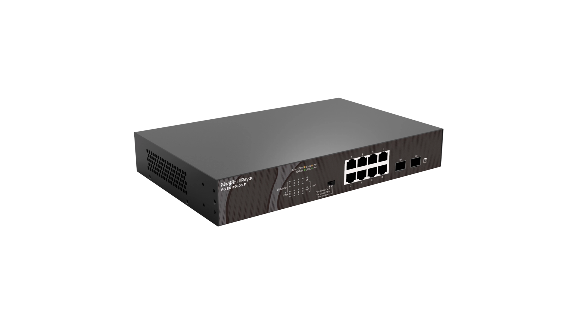 Switch Reyee ES110GDS-P 8 ports PoE Gigabit SFP