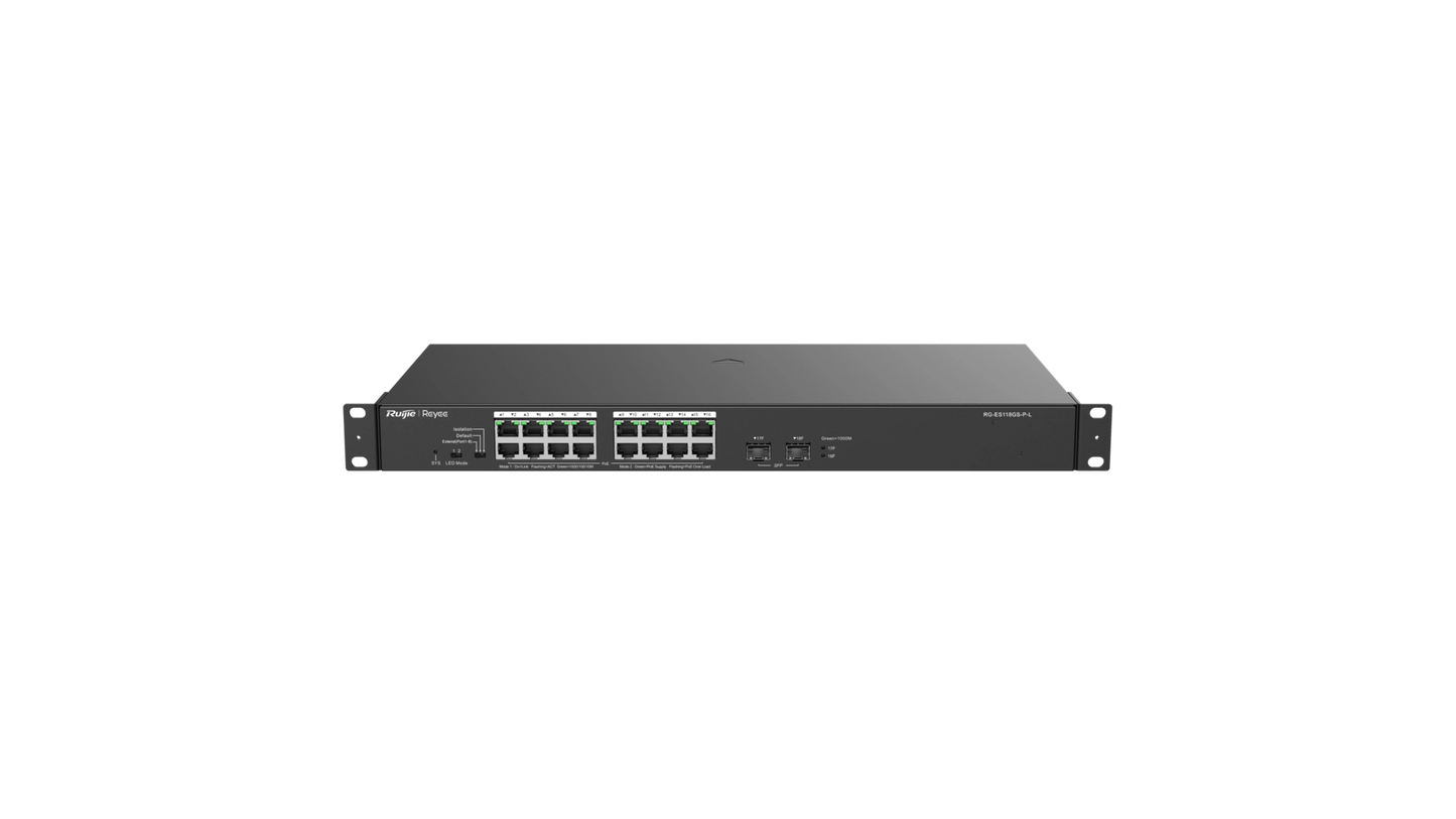 Switch Reyee ES118GS-P-L 16 ports PoE Gigabit