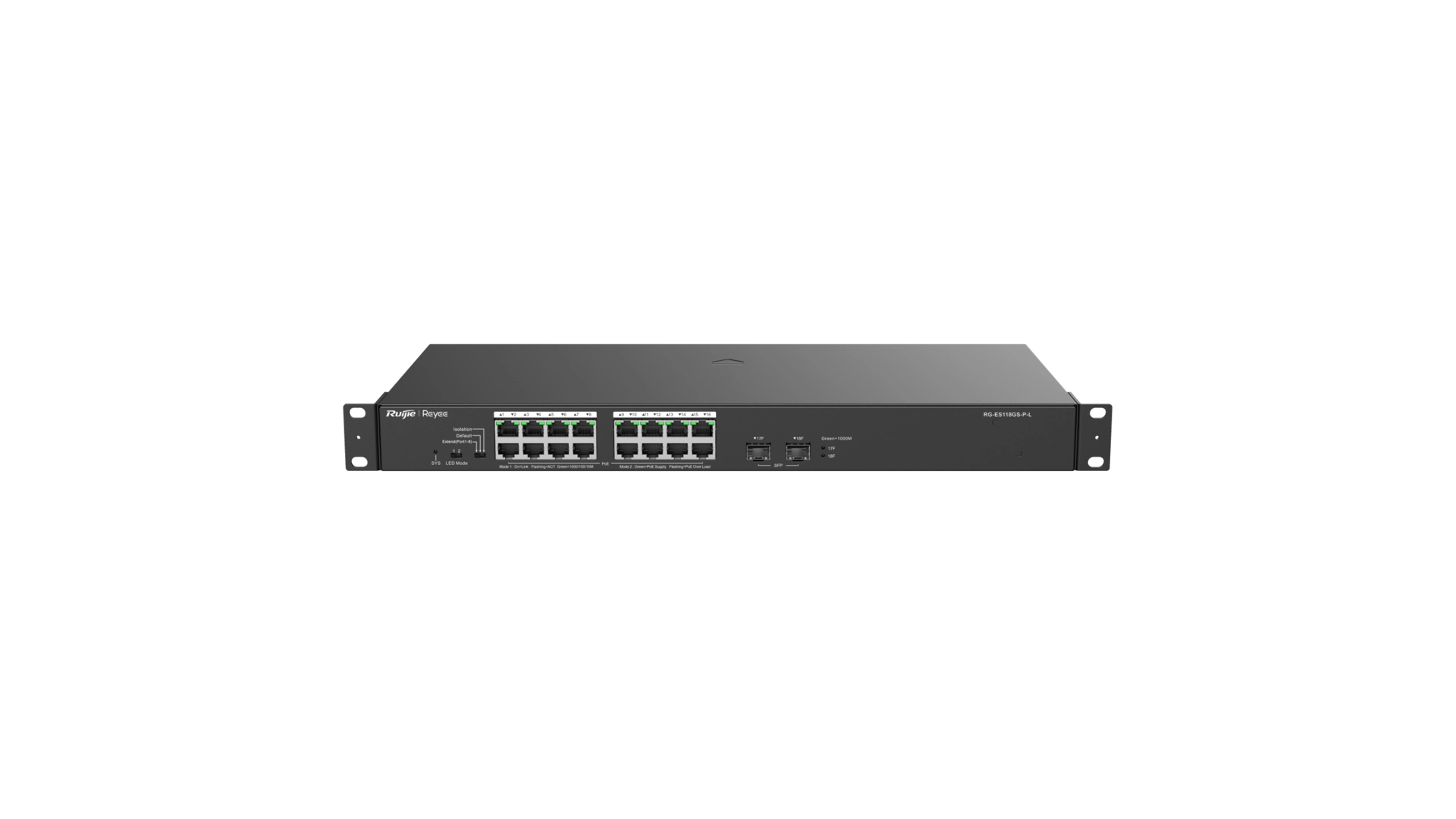 Switch Reyee ES118GS-P-L 16 ports PoE Gigabit