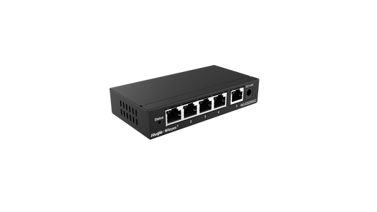 Switch Gigabit 5 ports Reyee ES205GC – boîtier métal bureau