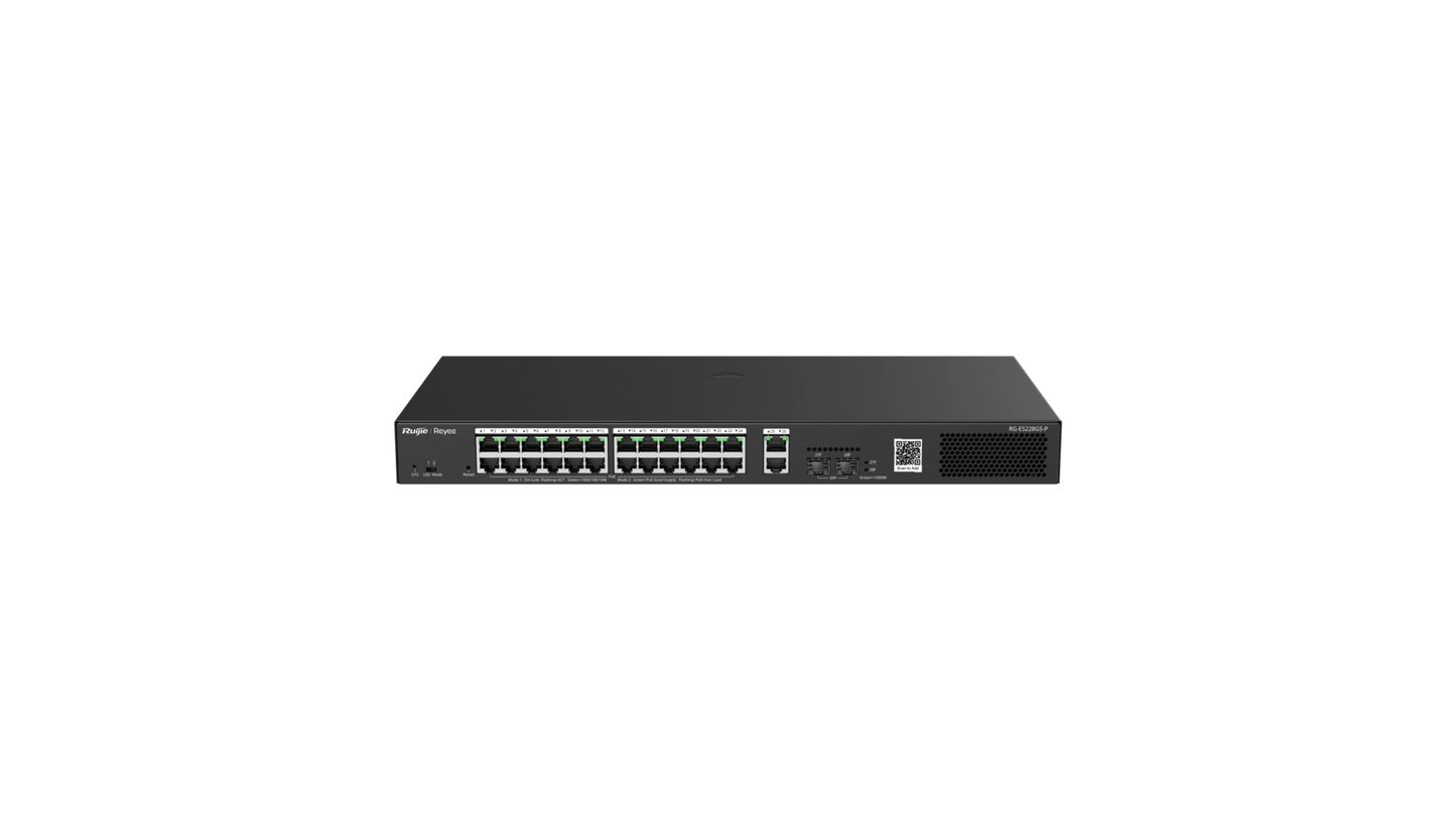 Switch Gigabit PoE+ 28 ports Reyee ES228GS-P – budget 370W