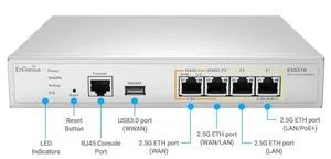 Routeur Wi-Fi 4 x 2.5 GbE ports USB pour back up routeur vpn – vue 6