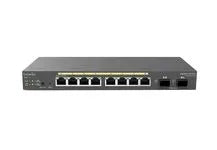 SWITCH POE 8xGbe 55W 2xGbE SFP L2 8-port GbE PoE.af/at(+) 55W, 2xSFP – vue 2