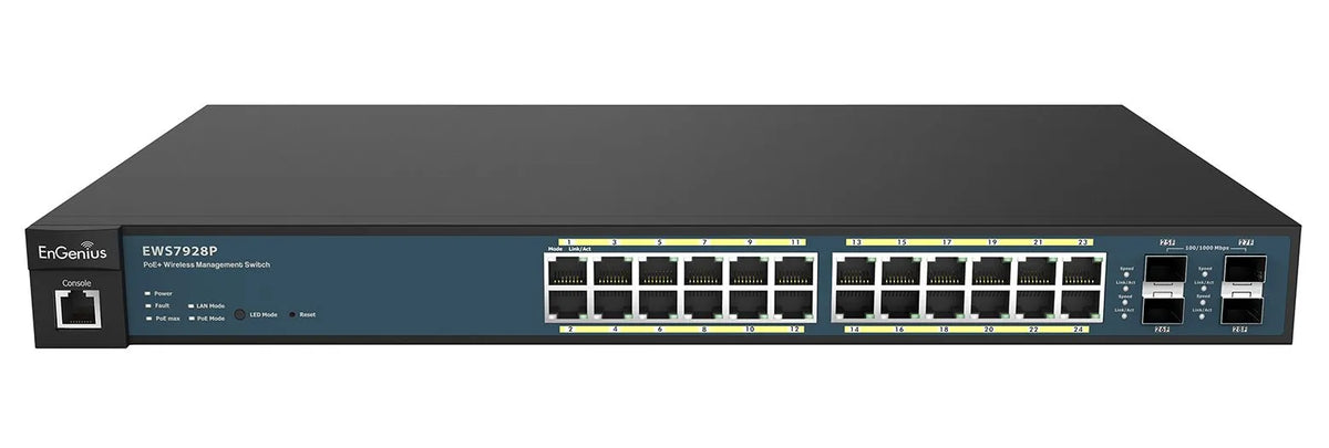 Contrôleur Wi-Fi POE Gbe 24-PORT poe+ L2
