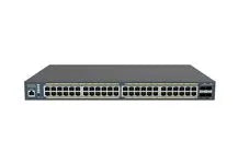 SWITCH POE 48xGbE + 4xSFP L2 740W Switch 48-port GbE PoE.af/at(+) 740W 4xSFP L2 19' – vue 2
