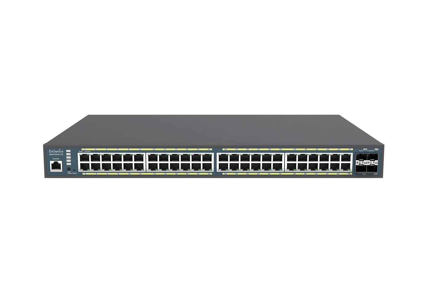 SWITCH POE 48xGbE + 4xSFP L2 410W Switch 48-port GbE PoE.af/at(+) 410W 4xSFP L2 19'