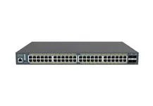 SWITCH POE 48xGbE + 4xSFP L2 410W Switch 48-port GbE PoE.af/at(+) 410W 4xSFP L2 19' – vue 2