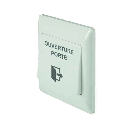 Accessoire de porte avec texte ouverture de porte