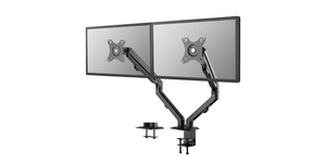 SUPPORT BUREAU POUR 2 ECRANS 14kg 10 a 27' VESA maximum : 100x100mm / VESA minimum : 75x75mm – vue 3