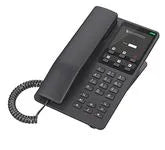 Téléphone IP poste SIP pour hotel noir – vue 2