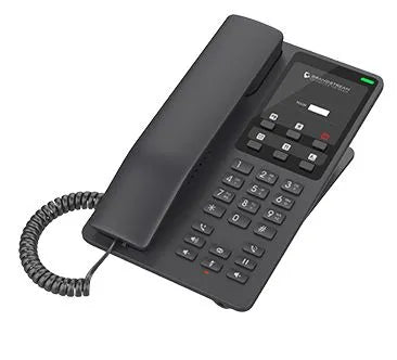 Téléphone IP poste SIP pour hotel noir