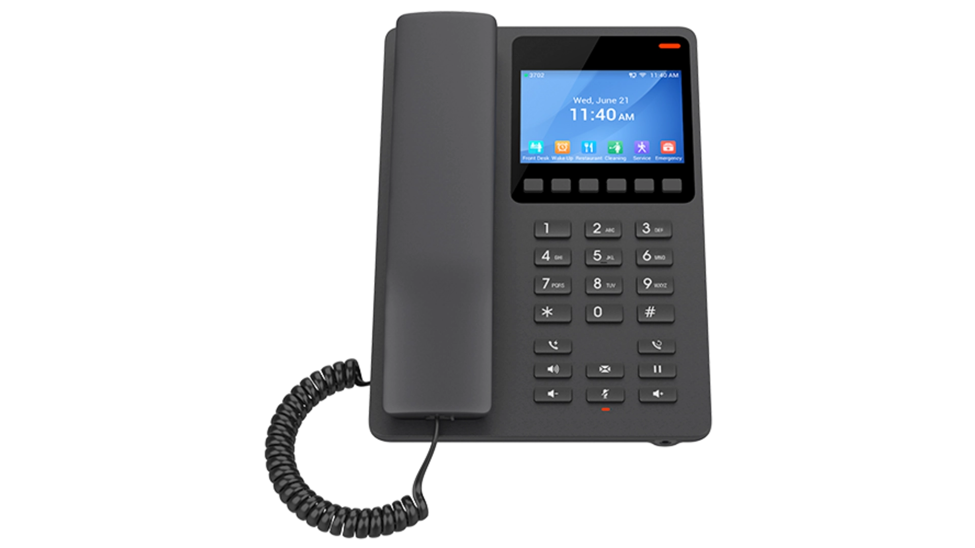 Téléphone IP 2 SIP PoE Color lcd 6 touches