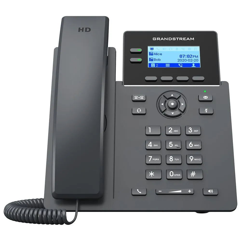 TELEPHONE IP 4 COMPTES SIP AVEC ALI M 2 ports 10/100 / Ecran LCD 2,4' / 2 Touches