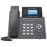 TELEPHONE IP 6 COMPTES SIP POE 2 ports GIGA / Ecran LCD 2,4' / 3 Touches – vue 2
