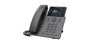 Téléphone IP 2 ports GbE PoE / Écran lcd 2,8' / 3 Touches – vue 2