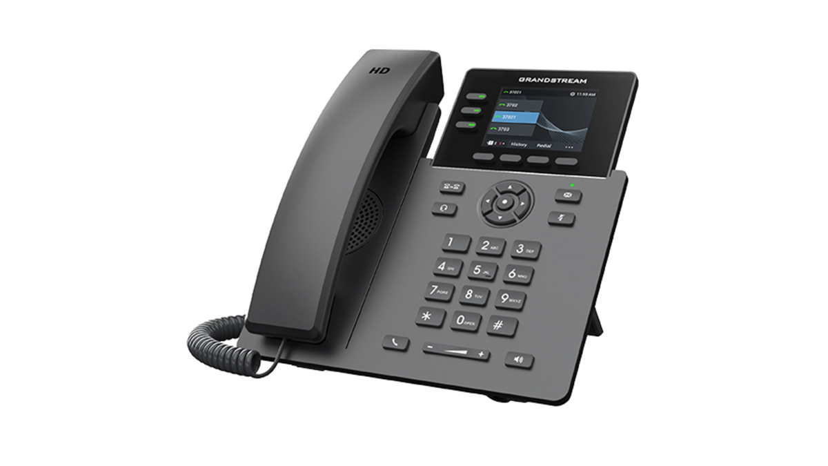 Téléphone IP 2 ports GbE PoE / Écran lcd 2,8' / 3 Touches