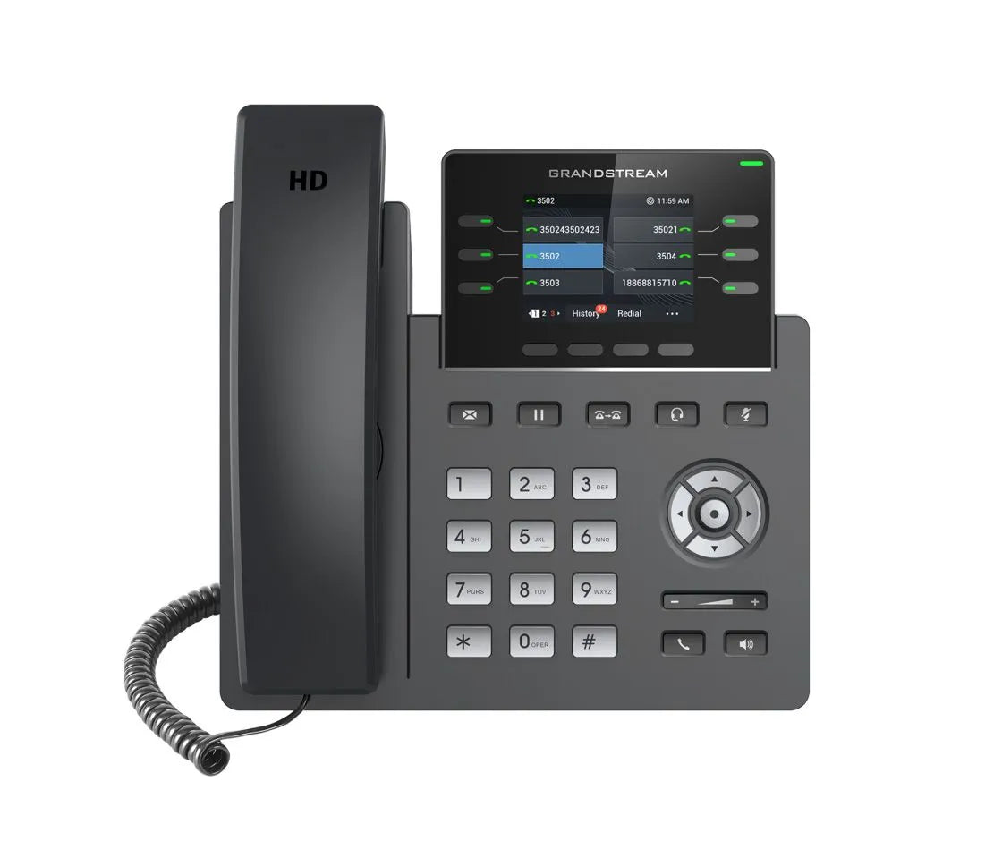 Téléphone IP 2 ports 1Go Écran lcd 2,4'/ 6 Touches