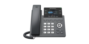 Téléphone IP 2 ports GbE PoE / Écran lcd 2,4' / 6 Lignes – vue 3