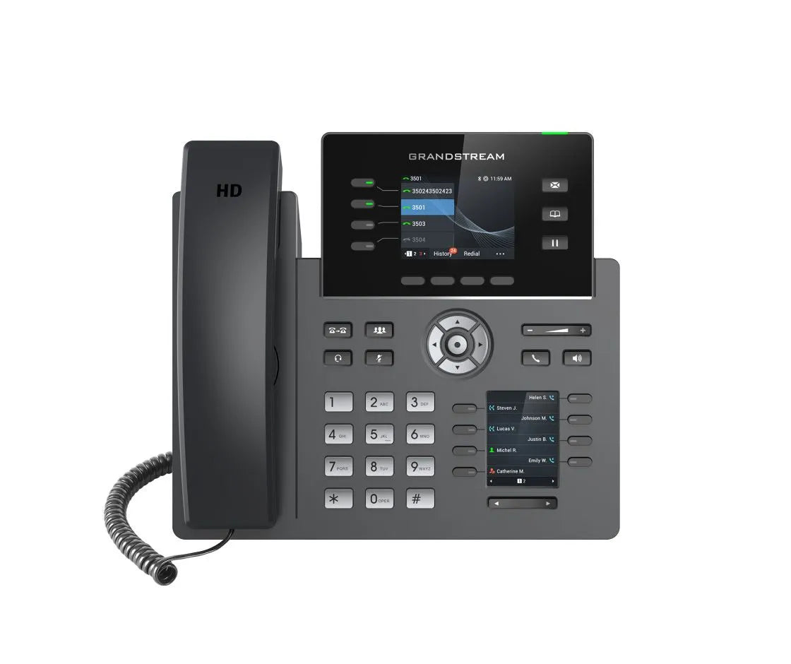 Téléphone IP 2 X 10/100 Mbps / Écran lcd 2,8' / 8 Touches