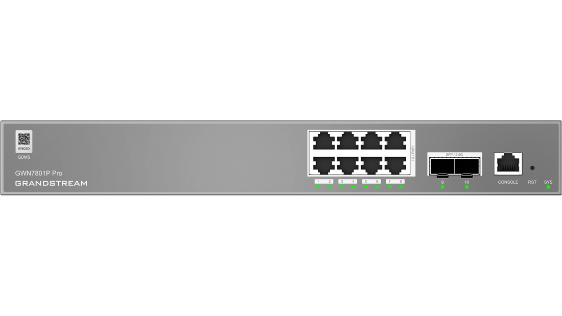SWITCH L2++ 8 PORTS GIGA RJ45 POE