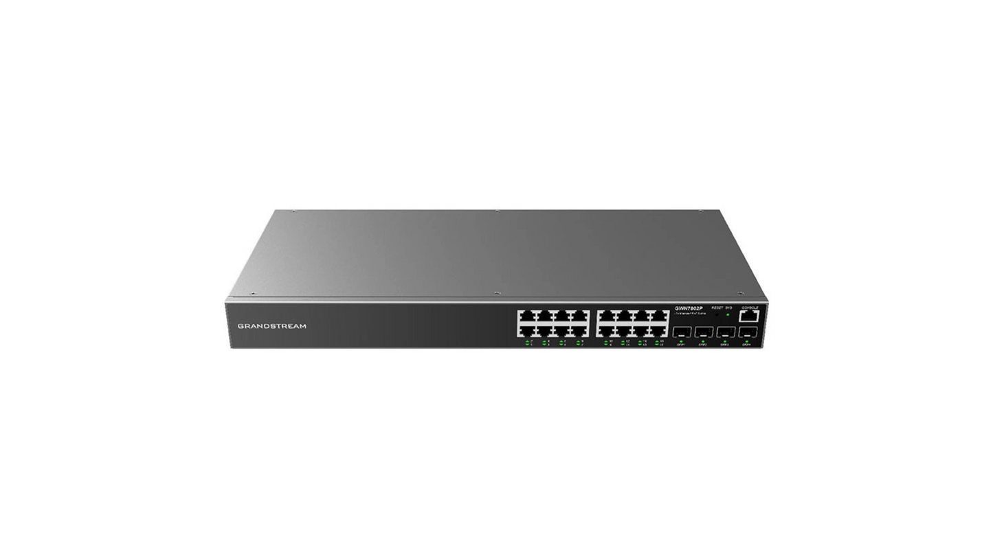 SWITCH L2 16 PORTS GIGA POE 2 SFP QOS