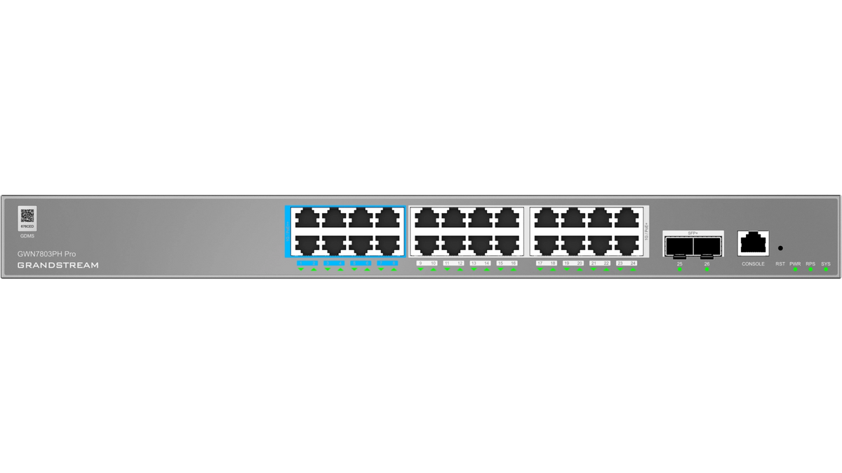 SWITCH L2++ 24 PORTS GIGA RJ45 POE 2 SFP+ 400W