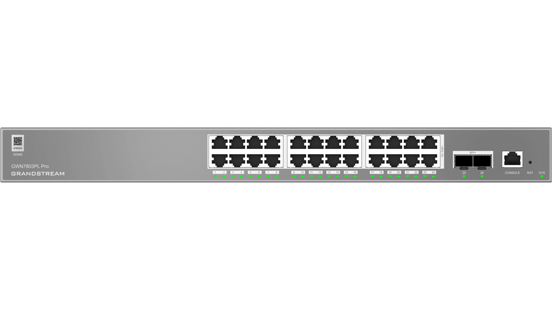 SWITCH L2++ 24 PORTS GIGA RJ45 POE 2 SFP+ 250W