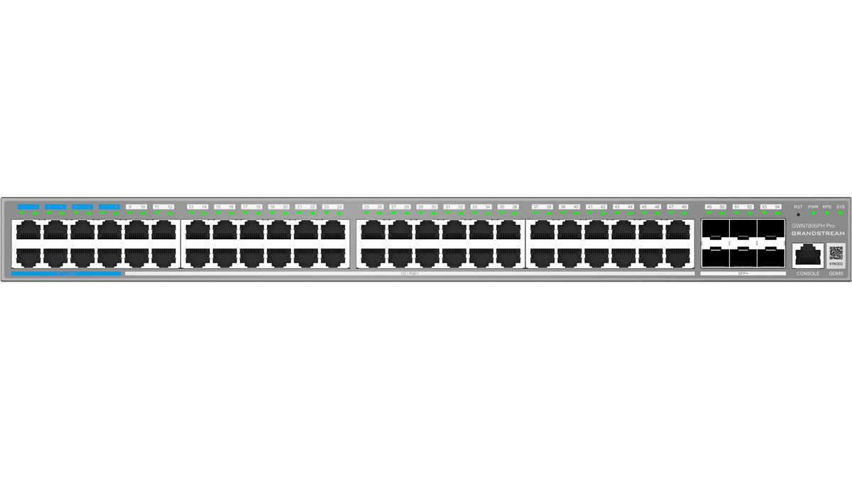 SWITCH L2++ 48 PORTS GIGA RJ45 POE 6 SFP+ 800W