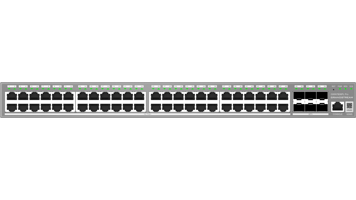 SWITCH L2++ 48 PORTS GIGA RJ45 POE 6 SFP+ 460W