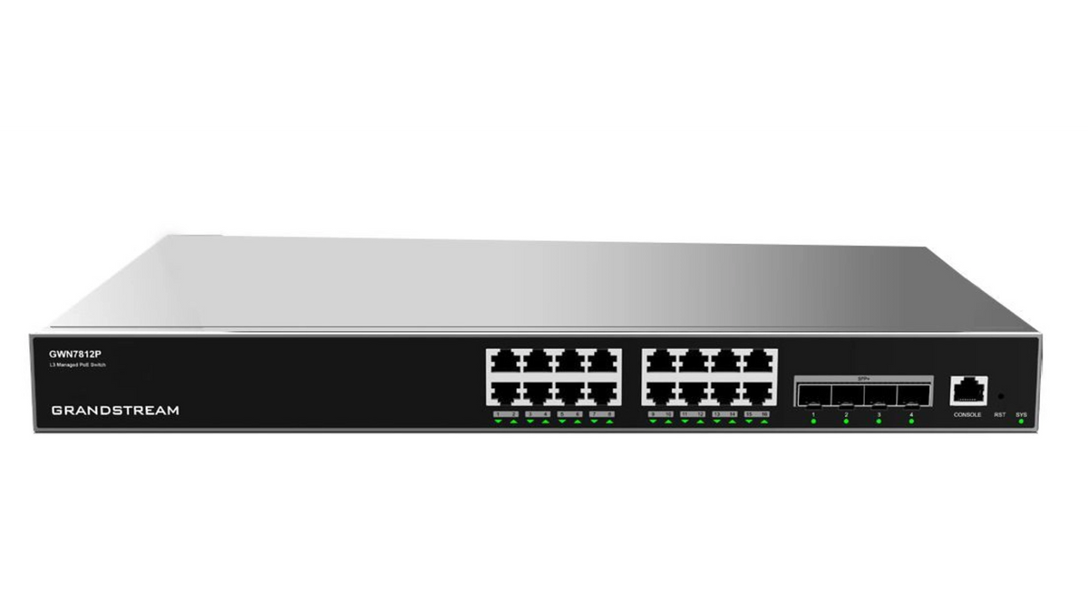 SWITCH L3 16 PORTS GIGA POE 4 SFP+ MIXTE