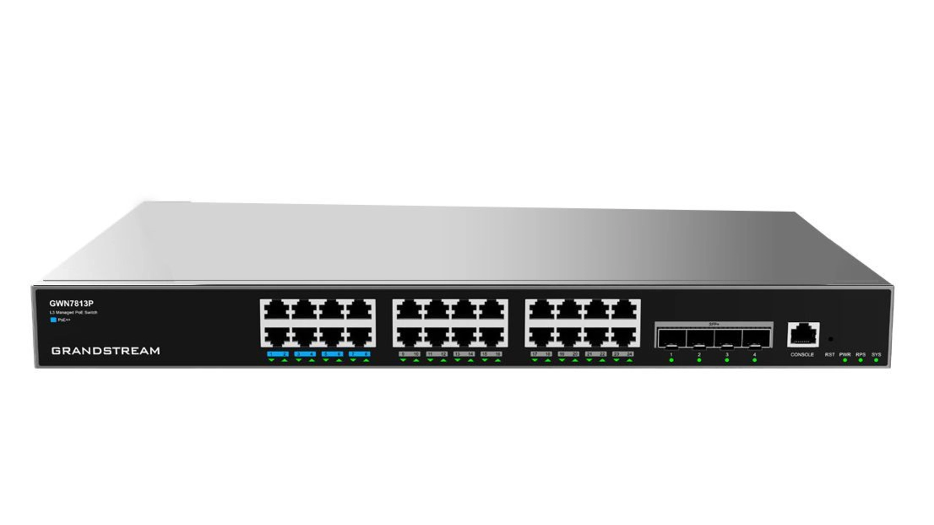 SWITCH L3 24 PORTS GIGA POE 4 SFP+