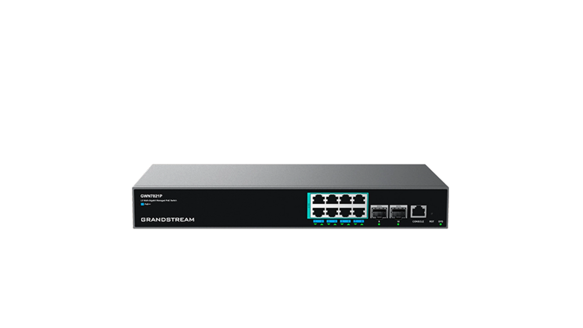 SWITCH L3 8 PORTS 2.5GbE PoE 2SFP+ Jusqu'a 60W par port, budget total 240W