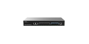 Switch réseau manageable niveau 3 2 ports – vue 2