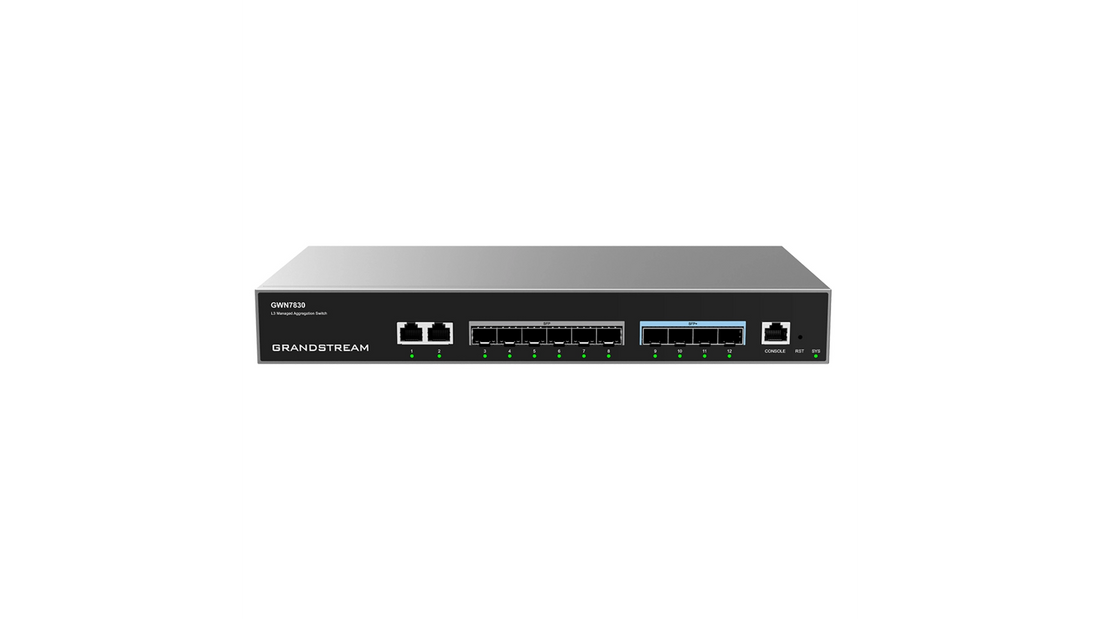 Switch réseau manageable niveau 3 2 ports