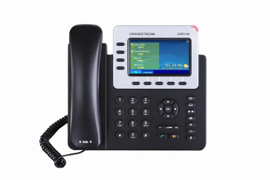 TELEPHONE IP 4 COMPTES SIP 2 PORTS RESEAU GIGA POE / ECRAN LCD