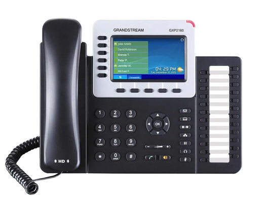 Téléphone IP 2 ports réseau giga POE / écran lcd / USB / blueto