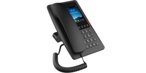 Téléphone IP noir hotel 2 comptes, blanc – vue 2