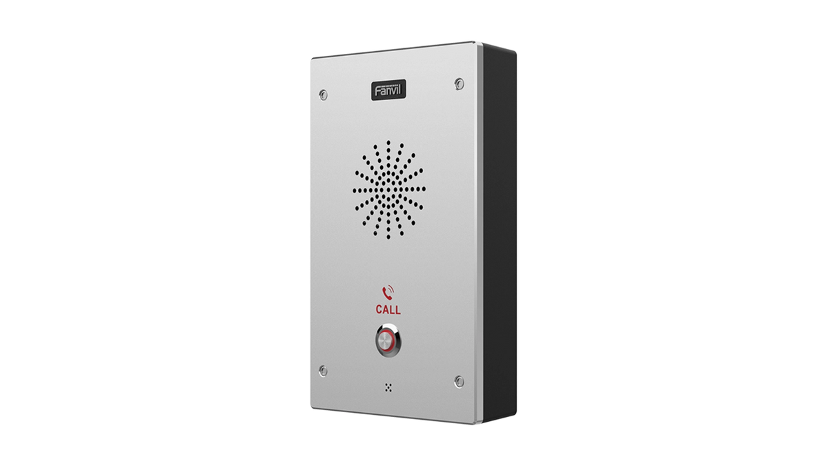 Interphone intercom 2 lignes SIP 1 bouton