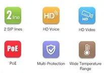 Interphone clavier numérique / lecteur RFID IP65/POE – vue 3